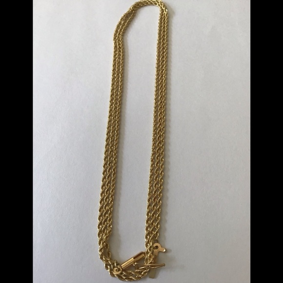 Solid 18K Gold 31” Rope Chain 7.84 Grams Nice - Picture 2 of 11